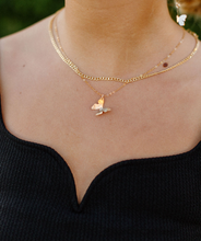 Load image into Gallery viewer, gold butterfly necklace