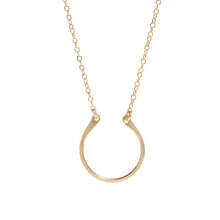 Load image into Gallery viewer, Horseshoe Necklace - Gold Necklace - Amy Jennings Designs