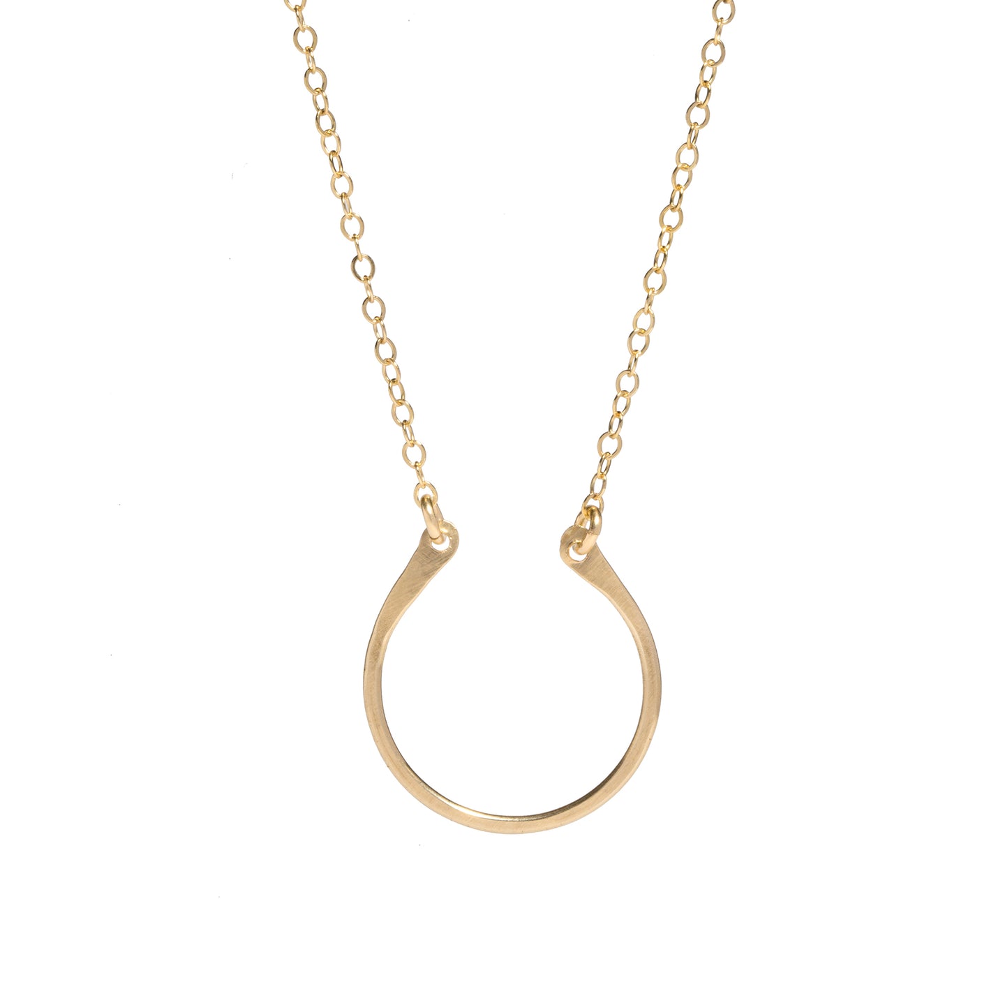 Horseshoe Necklace - Gold Necklace - Amy Jennings Designs