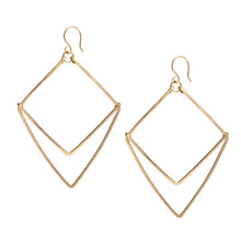 Load image into Gallery viewer, Geometric Chevron Earrings