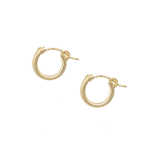 Gold Filled Mini Hoop Earrings - Amy Jennings Designs