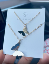 Load image into Gallery viewer, gold butterfly necklace