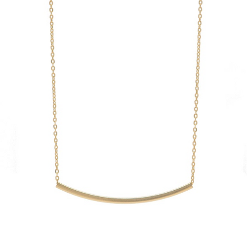 Curved Bar Necklace - Amy Jennings Designs