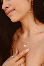 Load image into Gallery viewer, Half moon Semi-circle 14k gold-filled Necklace