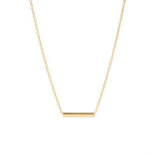 Load image into Gallery viewer, Tiny Gold Bar Necklace - Amy Jennings Designs
