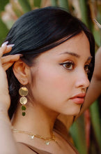 Load image into Gallery viewer, Cascading Disc Earrings