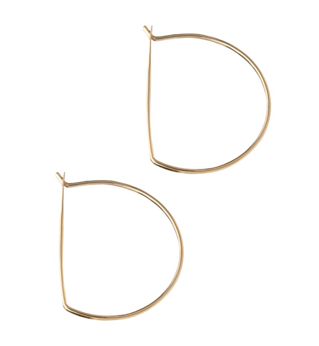 Half Hoop Threader Earrings