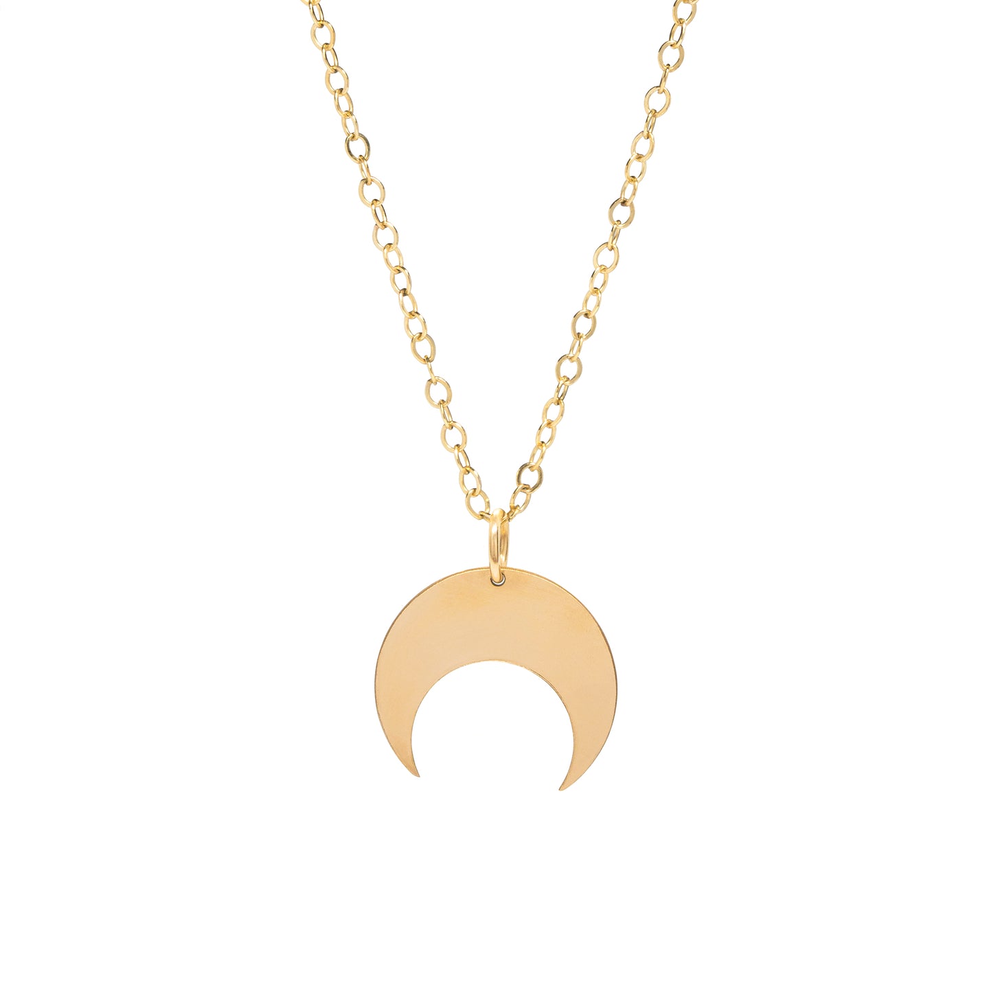 14k gold-filled Crescent Necklace