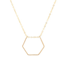 Load image into Gallery viewer, Hexagon Threader Necklace