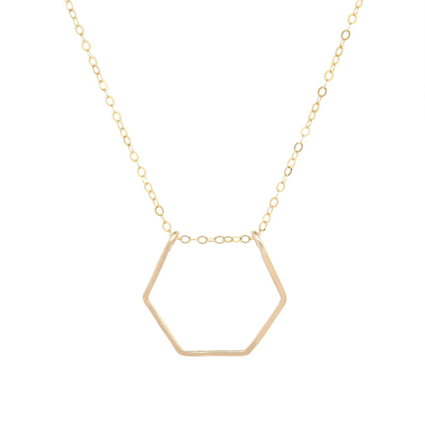 Hexagon Threader Necklace