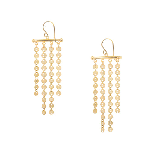 Chandelier Mini Disc Earrings