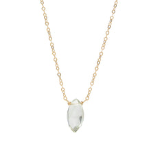 Load image into Gallery viewer, Green Amethyst 14k gold filled Necklace