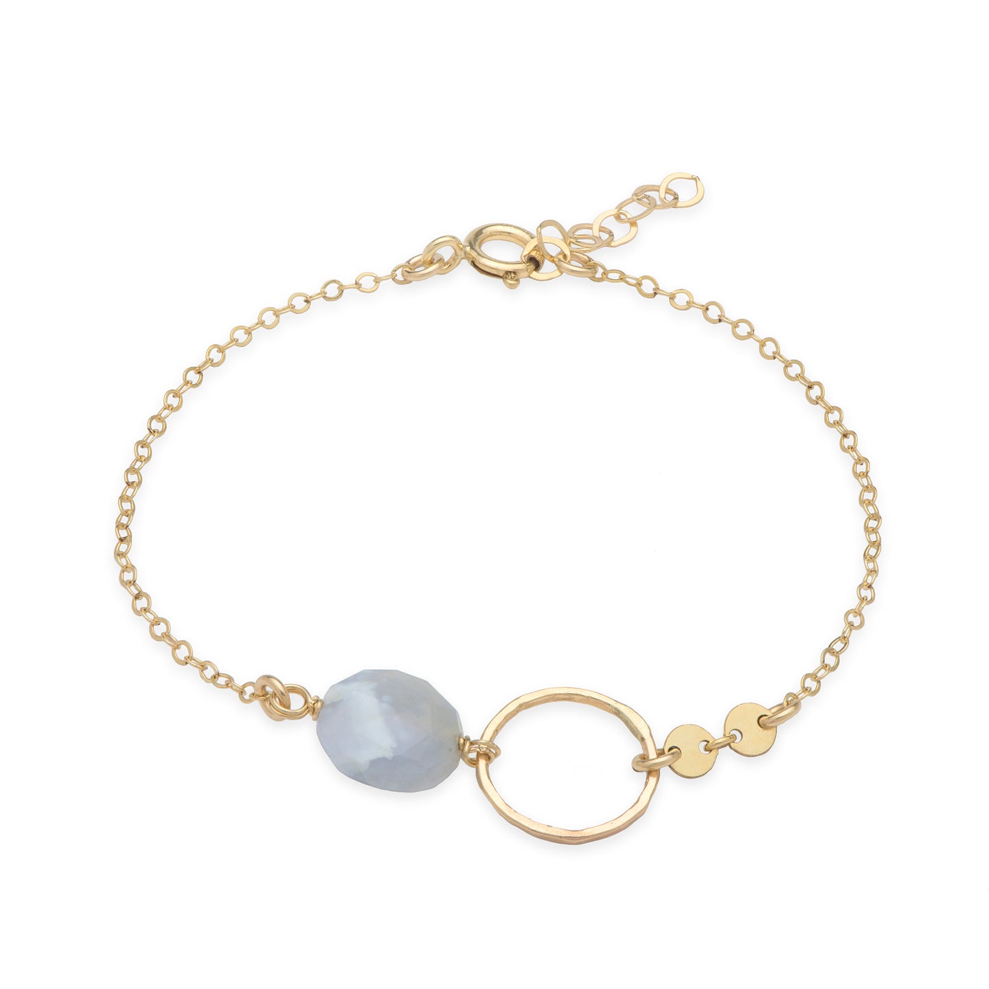 Blue Opal Gold Bracelet