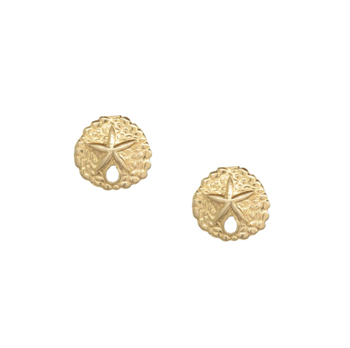 Sand Dollar Post Earrings