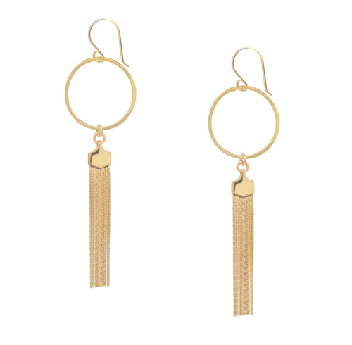 Tassel Mini Hoop Earrings