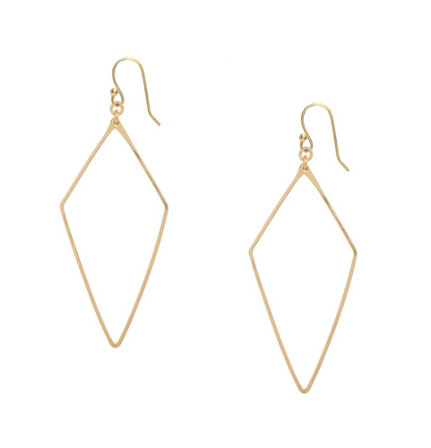 Diamond Narrow Earrings