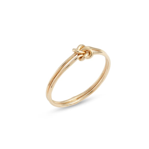 14k gold-filled Double Knot Ring