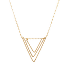 Load image into Gallery viewer, Triple Chevron Threader Necklace