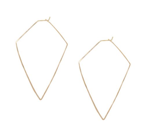 Triangle Threader Earrings