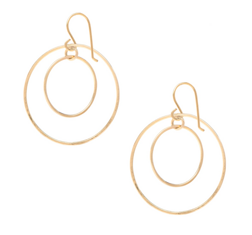 Hoop Intersection Earrings