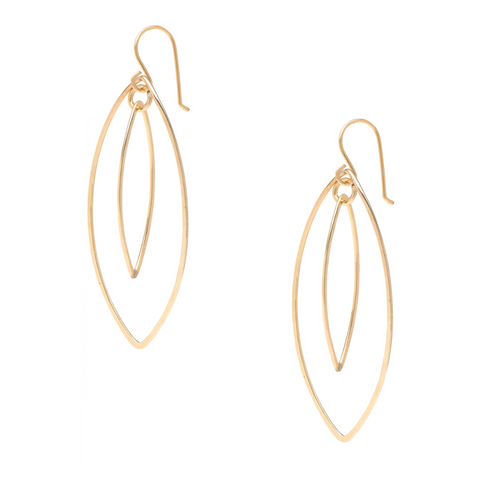 Marquise Intersection Earrings