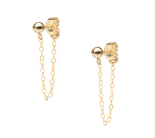 Load image into Gallery viewer, Dainty Chain Post Earrings