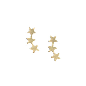 Star Crawler Post Earrings